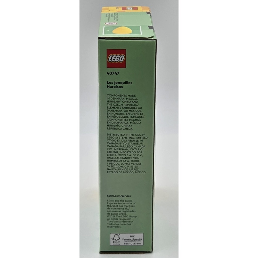 Lego 40747 Daffodils Botanical Collection Flower Building Set‎ New Sealed - Picture 2 of 6